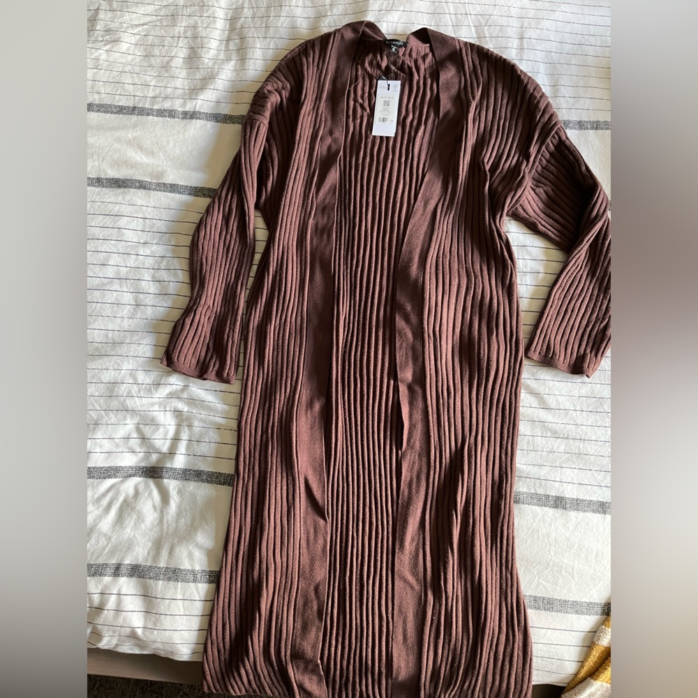 NWT long duster cardigan